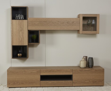 Tv wall unit set Riva