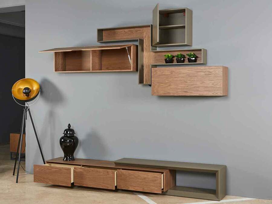 Tv wall unit set Sergio