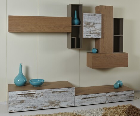 Tv wall unit set Colorato