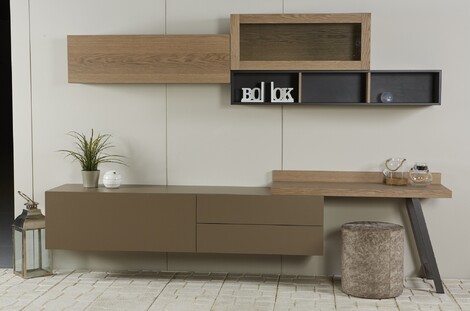 Tv wall unit set Herten