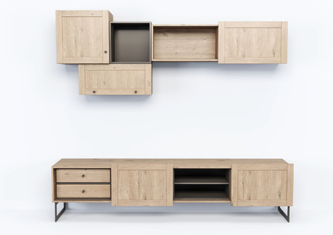 Tv wall unit set Forest