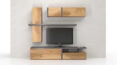 Tv wall unit set Leggere